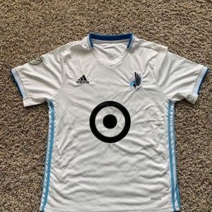 Adidas MLS Minnesota United FC Away Soccer Jersey  Darwin JR # 25  Size Large